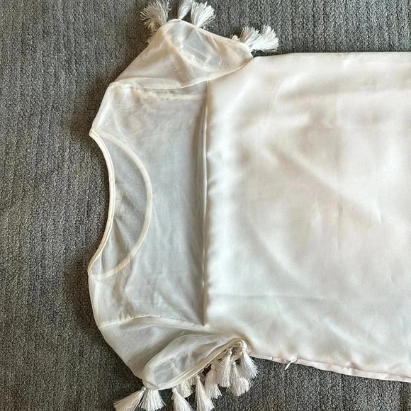 Iced Latte White Shift Dress size small - Picture 11 of 12